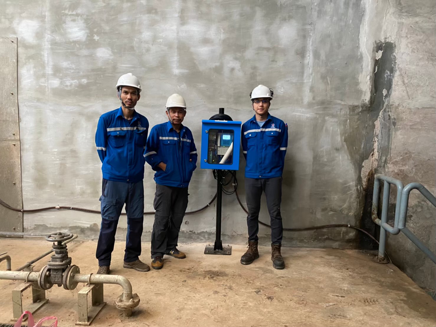 FLOWMETER INSTALLTION FOR UNDERGROUND TUNNEL